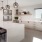 Beautiful clubroom with lounge seating and a kitchen