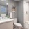 Spacious bathroom with modern conveniences