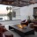 Large firepit with lounge seating