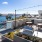 rooftop grilling area with harbor views